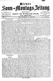 Wiener Sonn- und Montags-Zeitung