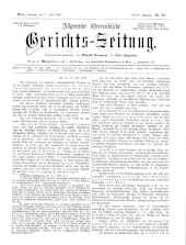 Allgemeine Österreichische Gerichtszeitung