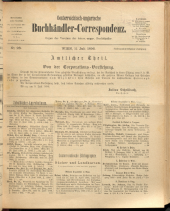 Oesterreichische Buchhändler-Correspondenz