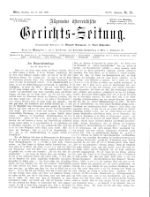 Allgemeine Österreichische Gerichtszeitung