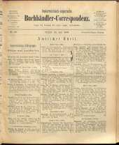 Oesterreichische Buchhändler-Correspondenz