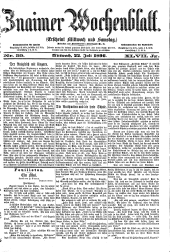 Znaimer Wochenblatt
