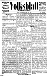 Volksblatt für Stadt und Land