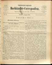 Oesterreichische Buchhändler-Correspondenz