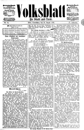 Volksblatt für Stadt und Land