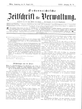 Österreichische Zeitschrift für Verwaltung