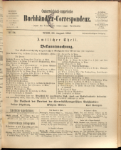 Oesterreichische Buchhändler-Correspondenz