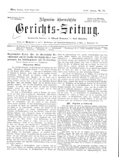 Allgemeine Österreichische Gerichtszeitung