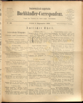 Oesterreichische Buchhändler-Correspondenz