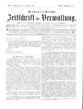 Österreichische Zeitschrift für Verwaltung