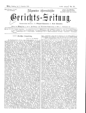 Allgemeine Österreichische Gerichtszeitung