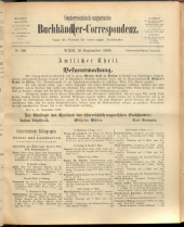 Oesterreichische Buchhändler-Correspondenz