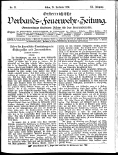 Österreichische Verbands-Feuerwehr-Zeitung