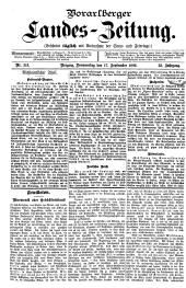 Vorarlberger Landes-Zeitung