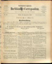 Oesterreichische Buchhändler-Correspondenz