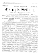 Allgemeine Österreichische Gerichtszeitung