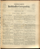 Oesterreichische Buchhändler-Correspondenz