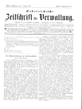 Österreichische Zeitschrift für Verwaltung