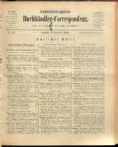 Oesterreichische Buchhändler-Correspondenz