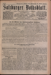 Salzburger Volksblatt: unabh. Tageszeitung f. Stadt u. Land Salzburg