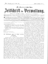 Österreichische Zeitschrift für Verwaltung