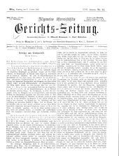 Allgemeine Österreichische Gerichtszeitung