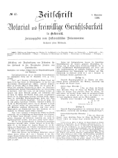 Zeitschrift für Notariat und freiwillige Gerichtsbarkeit in Österreich