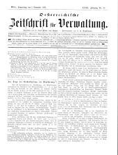 Österreichische Zeitschrift für Verwaltung
