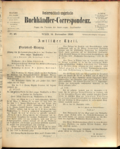 Oesterreichische Buchhändler-Correspondenz