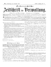 Österreichische Zeitschrift für Verwaltung