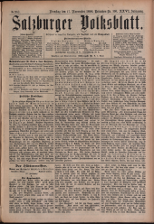 Salzburger Volksblatt: unabh. Tageszeitung f. Stadt u. Land Salzburg