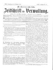 Österreichische Zeitschrift für Verwaltung