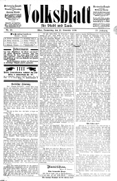 Volksblatt für Stadt und Land