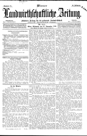 Wiener Landwirtschaftliche Zeitung