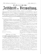 Österreichische Zeitschrift für Verwaltung