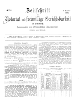 Zeitschrift für Notariat und freiwillige Gerichtsbarkeit in Österreich