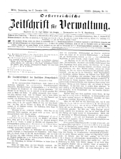 Österreichische Zeitschrift für Verwaltung