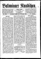 Bukowinaer Rundschau