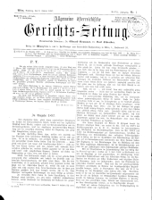 Allgemeine Österreichische Gerichtszeitung