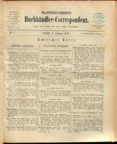 Oesterreichische Buchhändler-Correspondenz