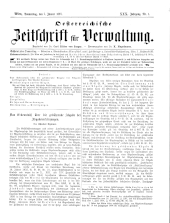 Österreichische Zeitschrift für Verwaltung