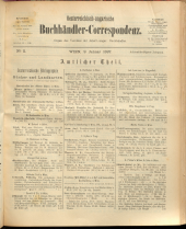 Oesterreichische Buchhändler-Correspondenz