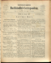 Oesterreichische Buchhändler-Correspondenz