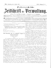 Österreichische Zeitschrift für Verwaltung