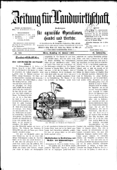 Zeitung für Landwirtschaft