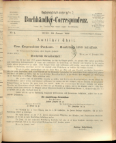 Oesterreichische Buchhändler-Correspondenz