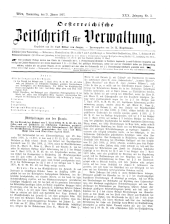 Österreichische Zeitschrift für Verwaltung