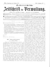 Österreichische Zeitschrift für Verwaltung