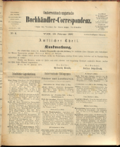 Oesterreichische Buchhändler-Correspondenz