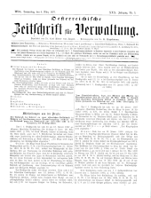 Österreichische Zeitschrift für Verwaltung